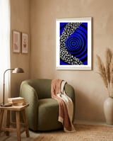 Fun #@ Blue  framed in a tender room thumbnail