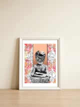 Cat Woman — framed, leaning against the wall thumbnail