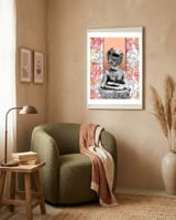 Cat Woman framed in a tender room thumbnail
