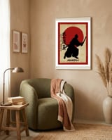 Bushido Honestly framed in a tender room thumbnail