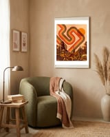 Desert Daze framed in a tender room thumbnail