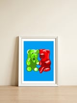 Yummy Bears — framed, leaning against the wall thumbnail