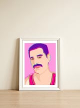 Freddie Mercury  — framed, leaning against the wall thumbnail