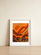 Desierto Solar — framed, leaning against the wall thumbnail