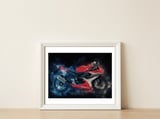 Suzuki Gsx1 — framed, leaning against the wall thumbnail