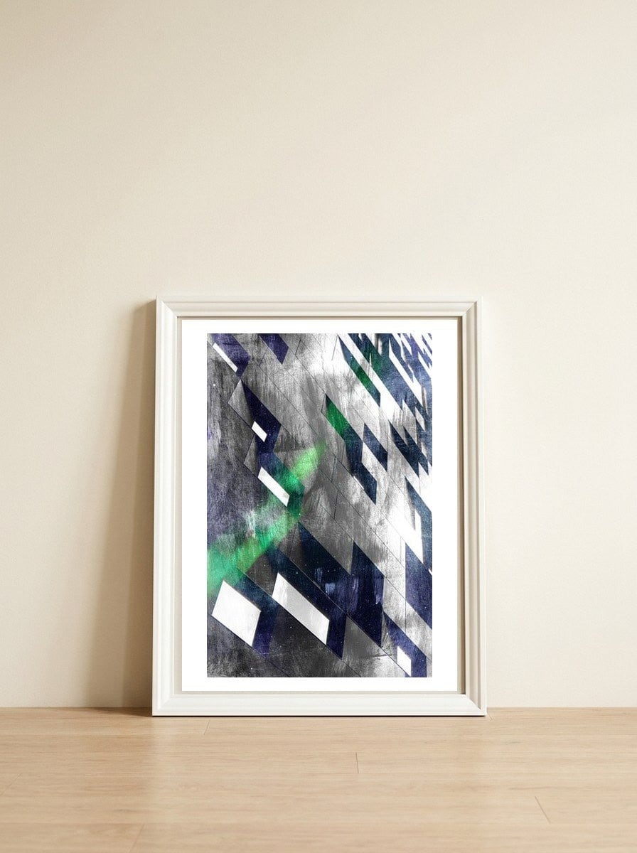 Outsider 3 — framed, leaning against the wall