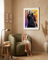 Dante framed in a tender room thumbnail