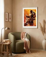 Gears Of War  framed in a tender room thumbnail