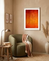 Sunset In Colors 1 framed in a tender room thumbnail