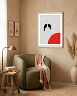 KISSING SUNSET framed in a tender room thumbnail