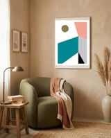 ELEMENTARY SHAPES framed in a tender room thumbnail