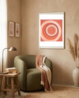 Circular Influence 5 framed in a tender room thumbnail