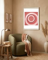 Circular Influence 8 framed in a tender room thumbnail