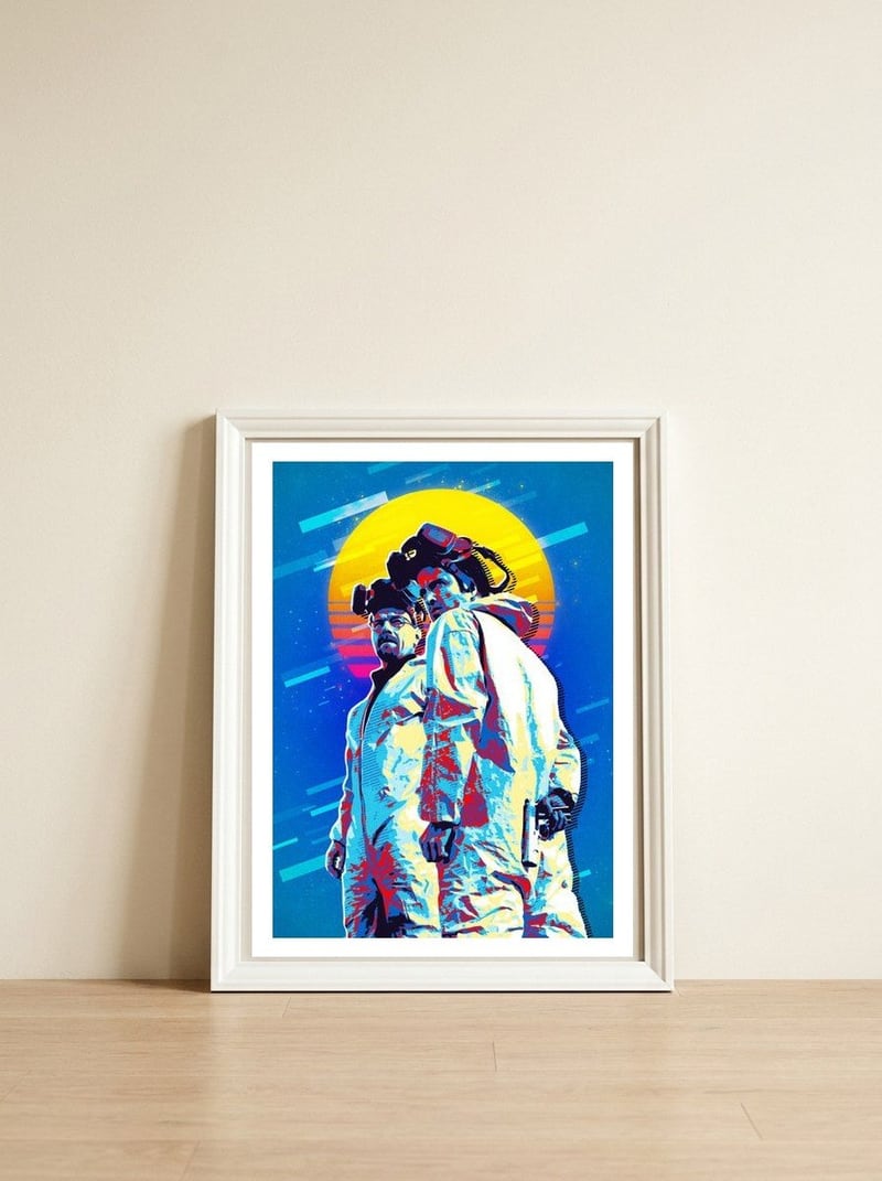Breaking Bad — framed, leaning against the wall