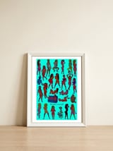 Chicas 3d 18 — framed, leaning against the wall thumbnail