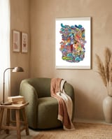 Graffiti 2021 New 35 Copia framed in a tender room thumbnail