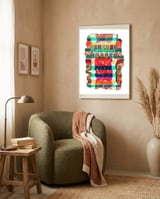 Graffiti 2021 New 38 Copia framed in a tender room thumbnail