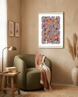 Graffiti 2021 New 21 Copia framed in a tender room thumbnail