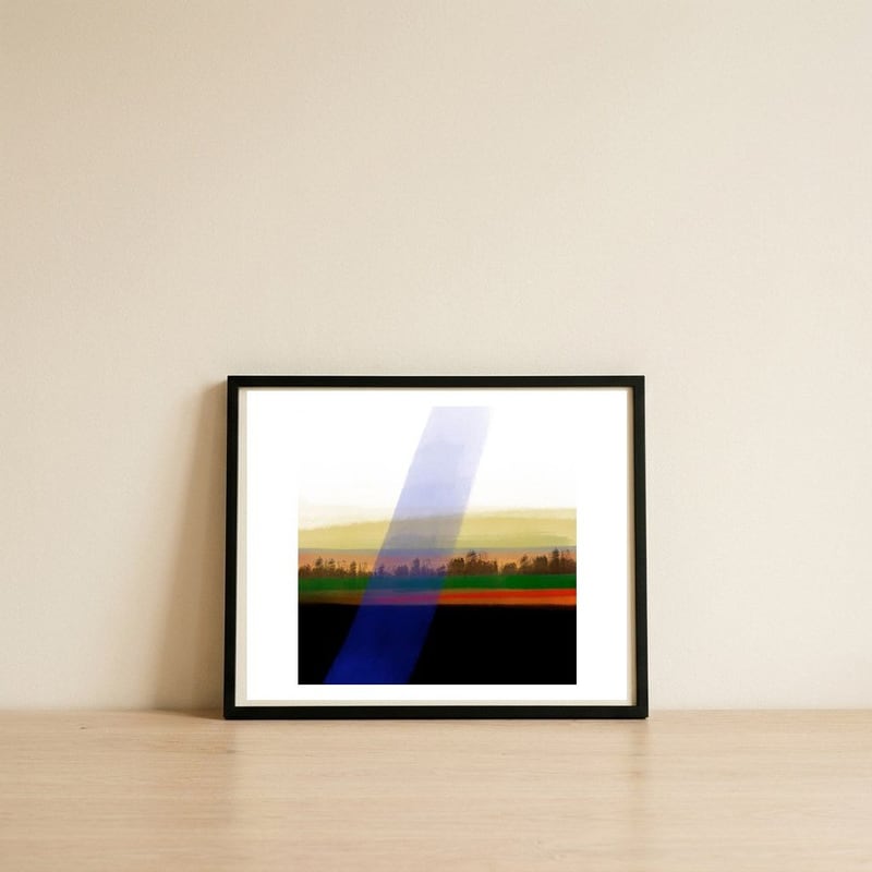MORNING THOUGHT — framed, leaning against the wall