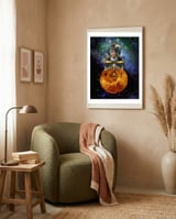 Libra Zodiac Sign framed in a tender room thumbnail