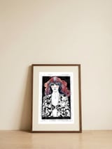 Mia - Inspired by Chanel — framed, leaning against the wall thumbnail
