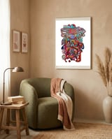 New Graffiti 16 framed in a tender room thumbnail