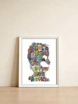 New Graffiti 29 — framed, leaning against the wall thumbnail