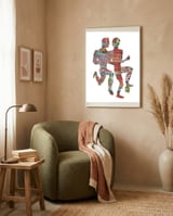 soccer pop framed in a tender room thumbnail