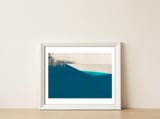 Blue Expression — framed, leaning against the wall thumbnail