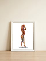 New Graffiti 50 — framed, leaning against the wall thumbnail
