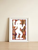 New Graffiti 54 — framed, leaning against the wall thumbnail