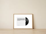 JUST MODE — framed, leaning against the wall thumbnail