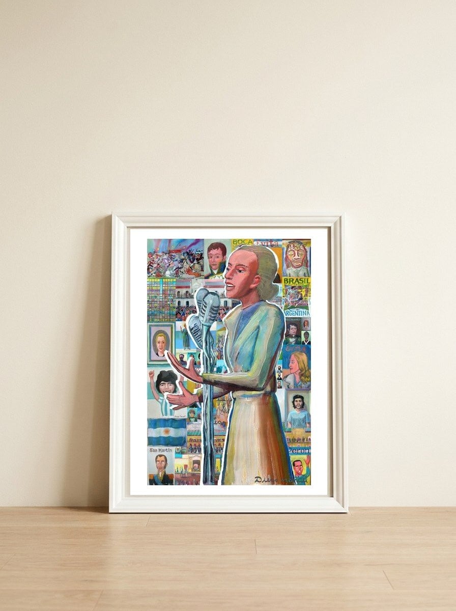 New Graffiti 76 — framed, leaning against the wall