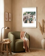 Passing by Cherry Blossoms framed in a tender room thumbnail