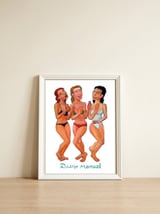 Bailando En La Playa 11 B Copia — framed, leaning against the wall thumbnail