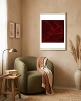 Waves Red framed in a tender room thumbnail
