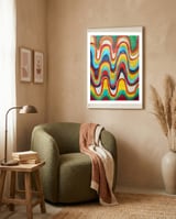 Ondas 10 framed in a tender room thumbnail