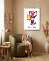 Gool 4 framed in a tender room thumbnail