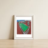 Noche De Pool 2 5 — framed, leaning against the wall thumbnail