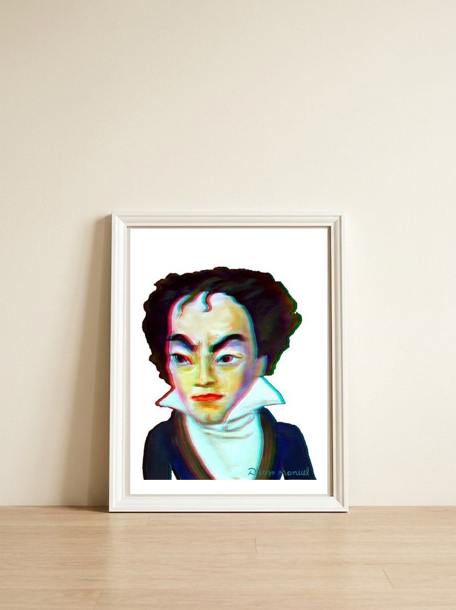 Beethoven 1 — framed, leaning against the wall