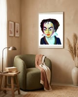 Beethoven 1 framed in a tender room thumbnail