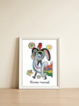 Trombon 3 — framed, leaning against the wall thumbnail