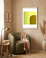 Sunshine | abstract minimal framed in a tender room thumbnail