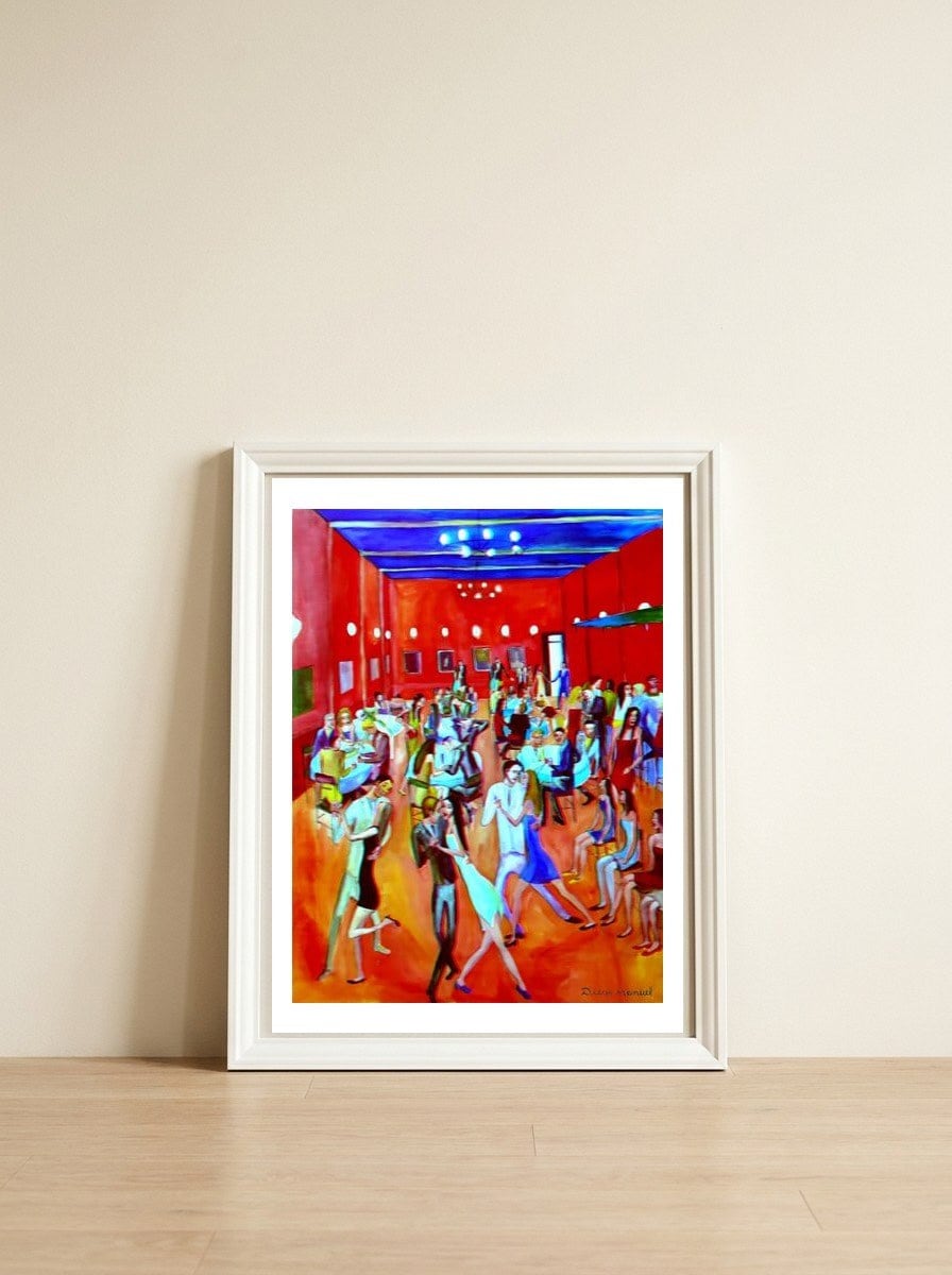 Tangueria 2 3 — framed, leaning against the wall
