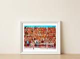 Hinchada De La Banda Roja 2 — framed, leaning against the wall thumbnail