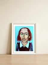 Shakespeare 1 — framed, leaning against the wall thumbnail