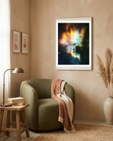 Space Runner framed in a tender room thumbnail
