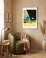 Galaxy Beach framed in a tender room thumbnail