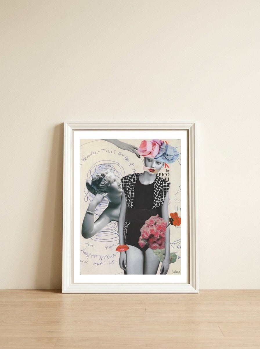 Venice — framed, leaning against the wall