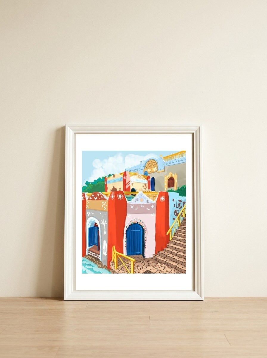 House Of Luna, The Goddess Of Moon — framed, leaning against the wall